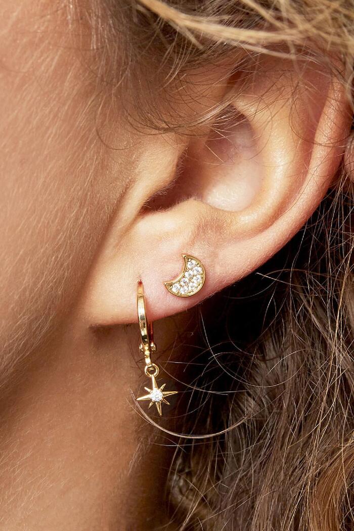Earrings Lustrous  Gold Copper Immagine3